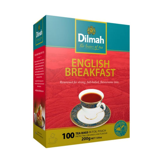 English Breakfast Tea | 100 Individually Wrapped Tea Bags | Gourmet